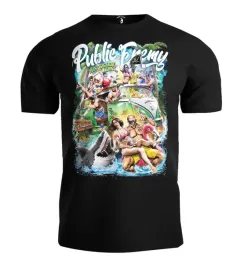 koszulka-meska-t-shirt-public-enemy-hardcore-holiday-czarna