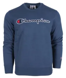 bluza-champion-classic-crewneck-jeans-blue