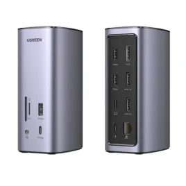 ugreen-usb-c-docking-station-12-in-1-przewodowa-srebrny