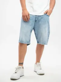 spodenki-szorty-meskie-jeans-jigga-wear-crown-gold-sprane-niebieskie