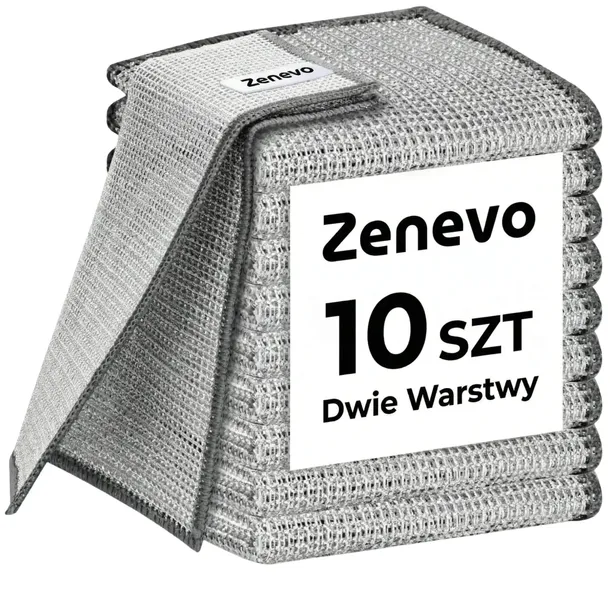 MAGICZNE ŚCIERECZKI DRUCIANE Ściereczka Ścierka Kuchenna Uniwersalna 10 szt