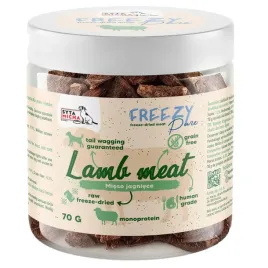 syta-micha-freezy-pure-100percent-liofilizowane-mieso-jagniece-dla-psa-70g