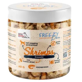 syta-micha-freezy-pure-100percent-liofilizowane-krewetki-dla-psa-60g