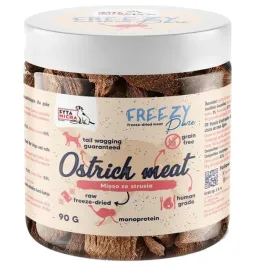 syta-micha-freezy-pure-100percent-liofilizowane-mieso-strusia-dla-psa-90g