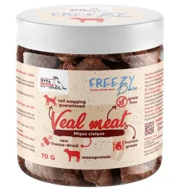 syta-micha-freezy-pure-100percent-liofilizowane-mieso-cielece-dla-psa-70g