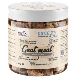 syta-micha-freezy-pure-100percent-liofilizowane-mieso-z-kozy-dla-psa-90g