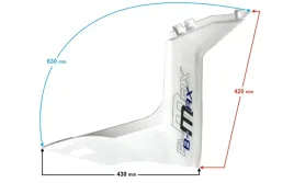 obudowa-przednia-lewa-biala-do-skutera-b-max