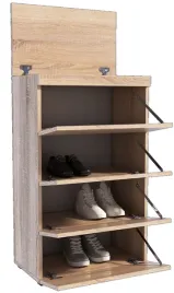 szafka-na-buty-60-cm-figaro-dab-sonoma-uchylna-polki-szafka-na-obuwie