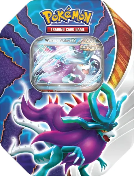 Pusta puszka Pokemon TCG: Paradox Clash - Walking Wake ex Tin