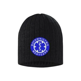 czapka-zimowa-ratownictwo-medyczne-eskulap-beanie-z-haftem