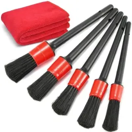 5x-pedzle-pedzelki-detailingowe-zestaw-do-czyszczenia-sciereczka-zestaw