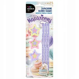 kidea-zestaw-zapachowe-gumki-i-trojkatne-olowki-hb-makaroniki