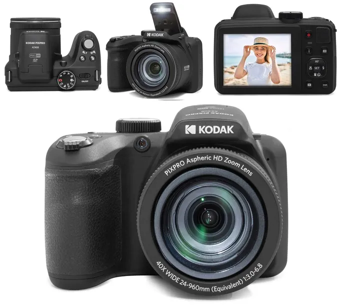 Kodak Pixpro Astro Zoom AZ405-BK czarny aparat cyfrowy 20 Mp 40x zoom
