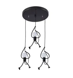 lampa-wiszaca-sufitowa-potrojna-nowoczesna-ludzik-humanoid-loft-e27