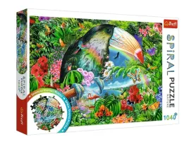 trefl-puzzle-spiral-tropikalne-zwierzeta