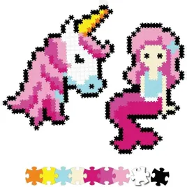 puzzelki-pixelki-jixelz-jednorozec-700-el-syrenka