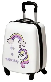 biala-walizka-na-kolkach-jednorozec-unicorn-kabinowa-dla-dzieci-samolotu