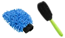 zestaw-rekawica-z-mikrofibry-do-mycia-samochodu-szczotka-do-felg-kolpakow