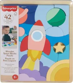 kolorowa-ukladanka-rakieta-kosmiczna-w-kosmosie-drewniane-puzzle-42-elem
