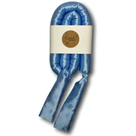 lokowka-satynowa-walek-do-wlosow-lokow-handmade-ze-wstazkami-niebieski