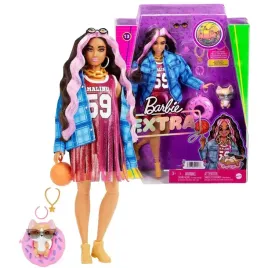 lalka-barbie-extra-piesek-corgi-akcesoria-sportowa-czarno-rozowe-wlosy