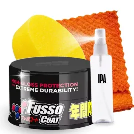 soft99-fusso-coat-12-month-dark-wax-200g-wosk-do-ciemnego-lakieru-zestaw