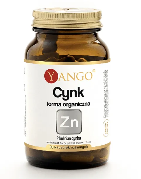 Cynk organiczny - Yango - 90 kaps. - Forma Organiczna