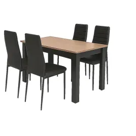 zestaw-stol-120x80-blat-dab-craft-nogi-czarne-4-czarne-krzesla-nicea