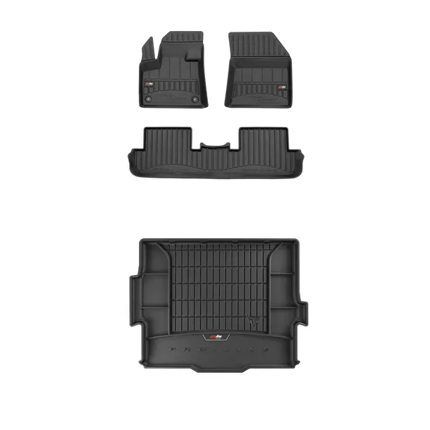 FROGUM 3D Zestaw dywaniki gumowe i mata z logo do Peugeot 3008 II 2016-2024