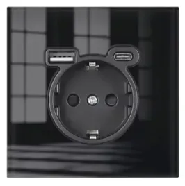 gniazdko-elektryczne-2x-z-usb-kontakt-szklane-hartowane-czarne