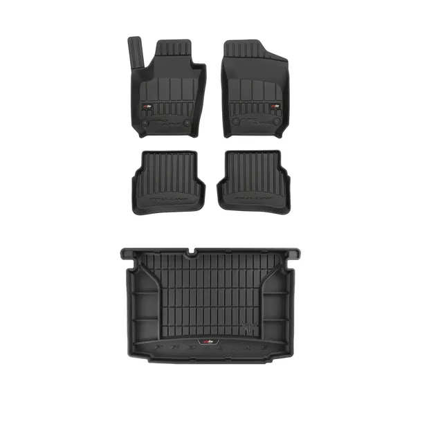 FROGUM 3D Zestaw dywaniki gumowe i mata z logo do VW Polo V 2009-17