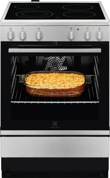 Kuchnia Electrolux Husqvarna 60cm Grill Ceramiczna Termoobieg Inox