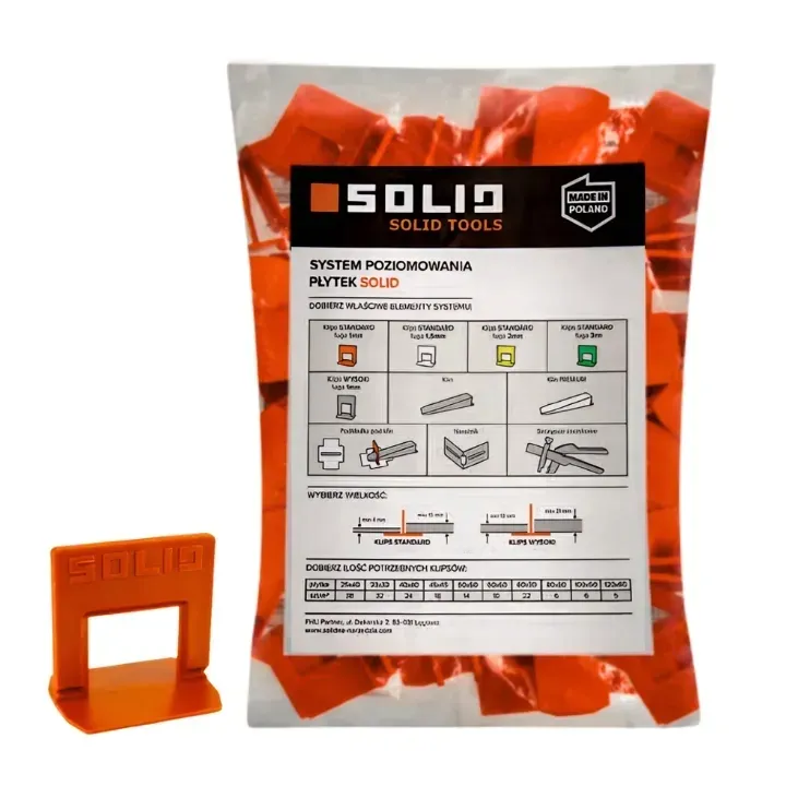 klips-system-poziomowania-plytek-solid-6358-1mm-stan-nowy