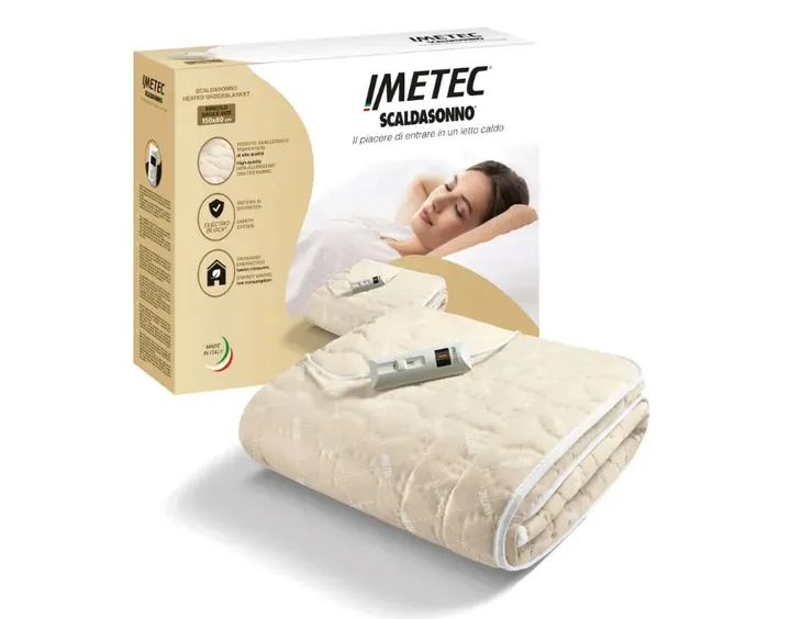 IMETEC Mata elektryczna podgrzewana na materac 150×80 cm 2 temperatury