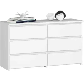 biala-klasyczna-komoda-do-sypialni-100-cm-glebokie-szuflady-bez-uchwytowa