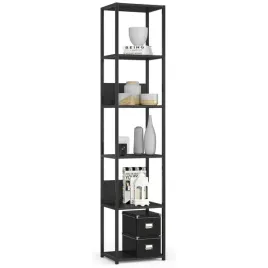 nowoczesny-regal-loftowy-metalowy-do-salonu-40-cm-czarny-6-polek-otwarty