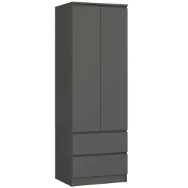 szafa-do-pokoju-dziecka-grafit-2-drzwi-2-szuflady-60-cm-garderoba-sypialnia
