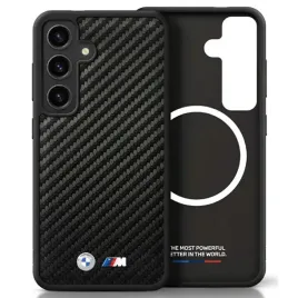 etui-bmw-leather-carbon-magsafe-do-samsung-galaxy-s25-czarny