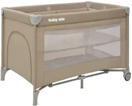 lozeczko-turystyczne-dwupoziomowe-baby-mix-lift-otwierany-bok