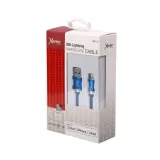 kabel-lightning-usb-xenic-umfl10-niebieski-1m-stan-nowy