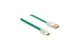kabel-usb-micro-usb-hqcable-mbfl-10-zielony-1m-zlacza-usb-microusb-typ-b