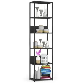 nowoczesny-regal-loftowy-do-salonu-czarny-metalowy-6-polek-50-cm-waski