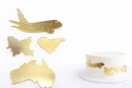 zestaw-topperow-na-bok-tortu-samolot-mapy-zlota-pleksi