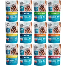 mokra-karma-dla-kota-frendi-kawalki-w-sosie-mix-smakow-12x100g