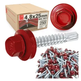 wkrety-farmerskie-48x25-blachowkrety-farmery-czerwone-ral-3011-250szt