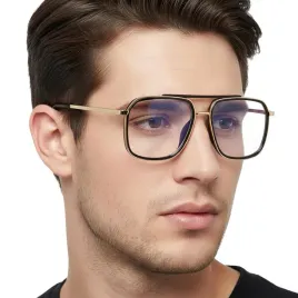 meskie-okulary-zerowki-pilotki-do-komputera-filtr-blue-light-zloty-czarny