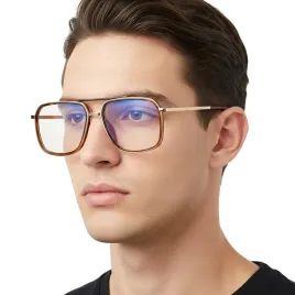 meskie-okulary-zerowki-pilotki-do-komputera-filtr-blue-light-braz-zloty