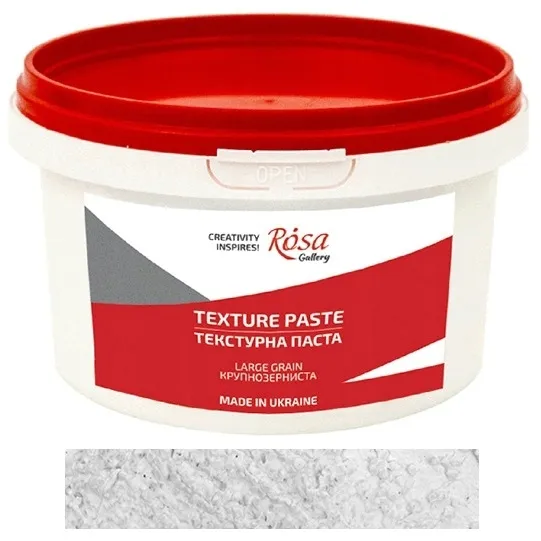PASTA STRUKTURALNA GRUBOOZIARNISTA 3D akrylowa relief do farb Rosa 280 ml