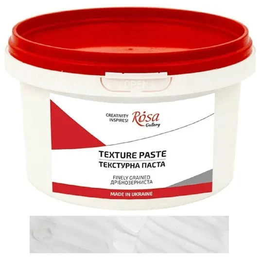 PASTA STRUKTURALNA DROBNOZIARNISTA 3D akrylowa relief do farb Rosa 280 ml