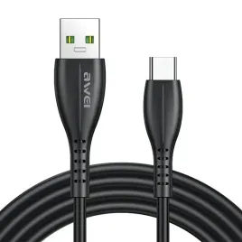 kabel-awei-cl-115t-usb-a-usb-c-2-4a-czarny-black